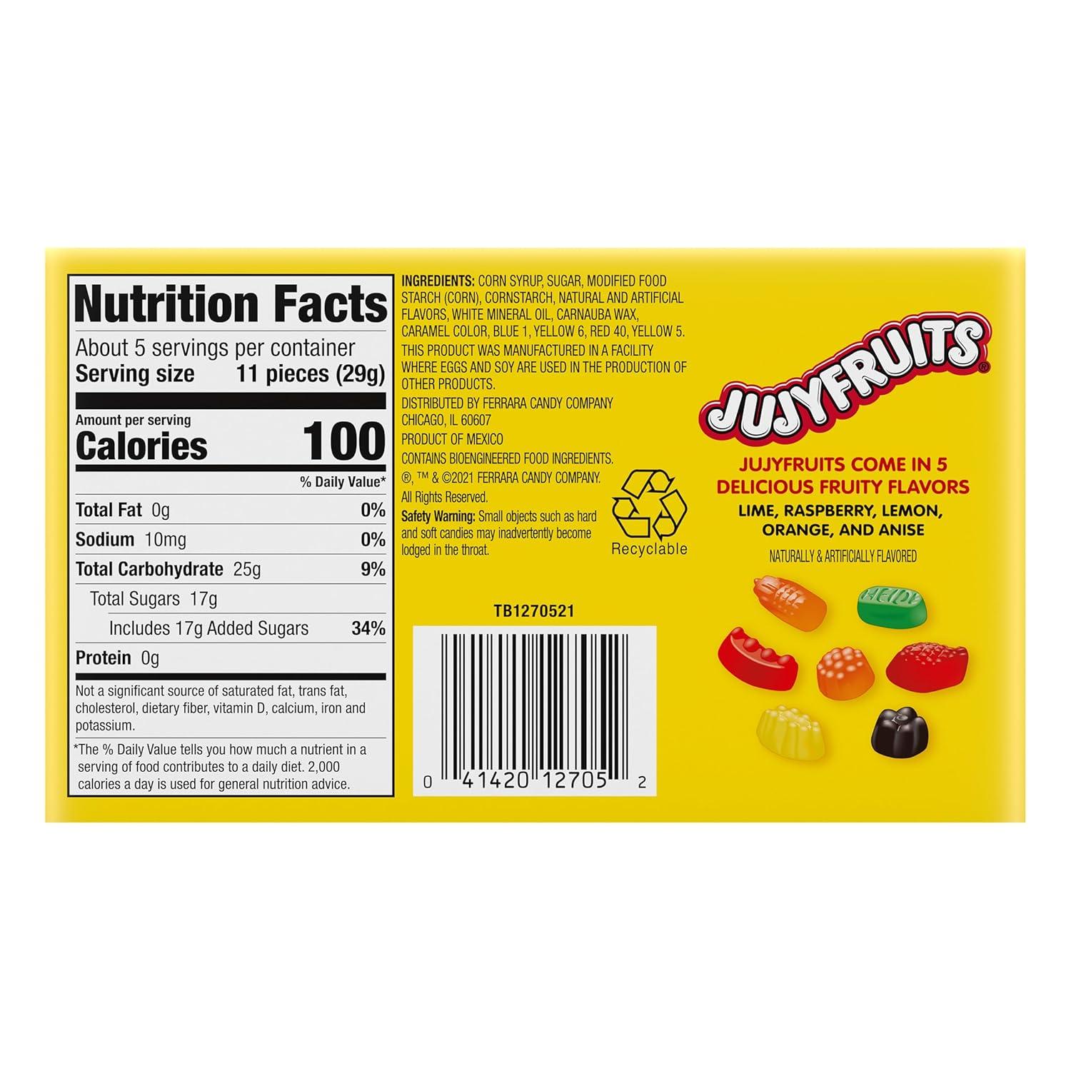 imageWonka Boston Baked Beans CandyCoated Peanuts Sweet ampamp Salty 43 Ounce Theater Candy Boxes Pack of 12Jujyfruits