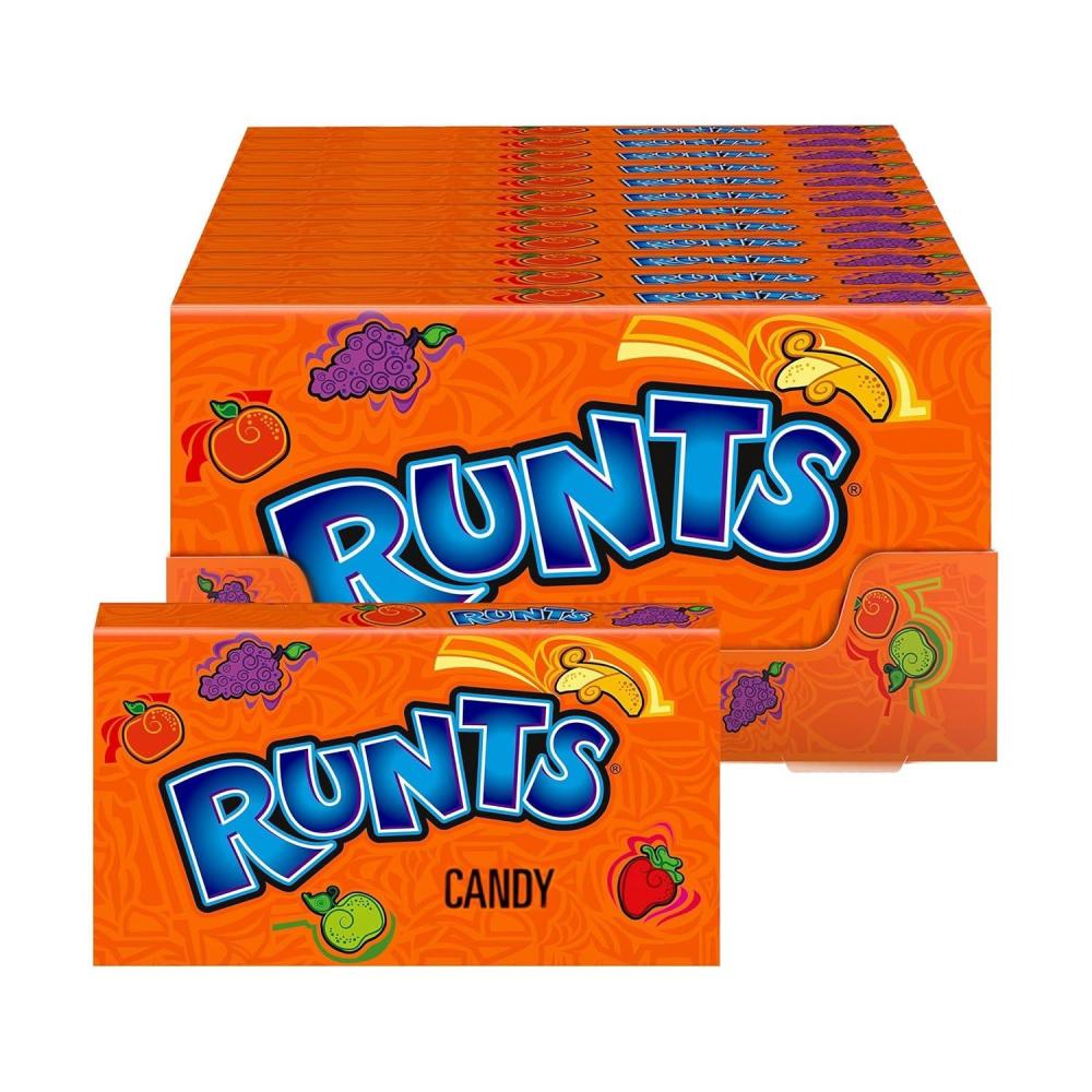 imageWonka Boston Baked Beans CandyCoated Peanuts Sweet ampamp Salty 43 Ounce Theater Candy Boxes Pack of 12Runts