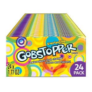 Wonka Boston Baked Beans, Candy-Coated Peanuts, Sweet & Salty, 4.3 Ounce Theater Candy Boxes (Pack of 12)(Gobstopper)